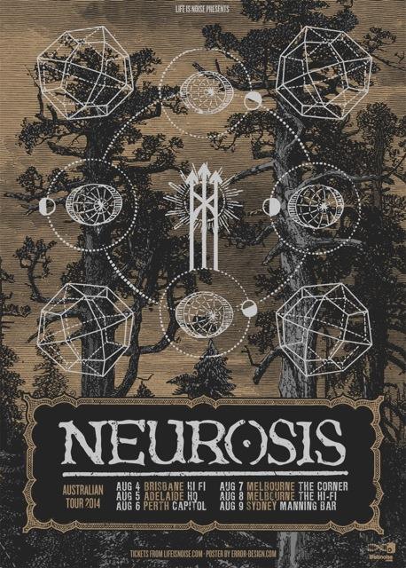 Neurosis' first ever Australian Tour thanks to life is noise